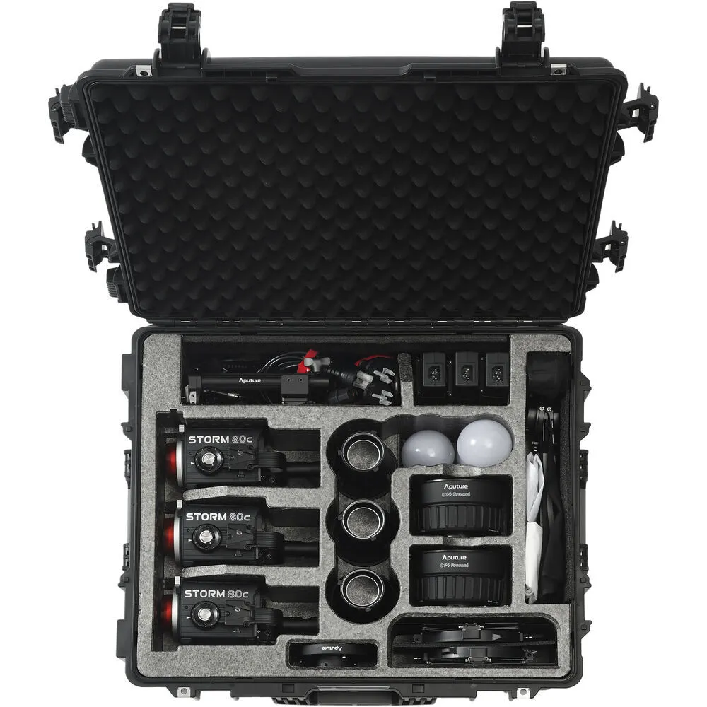 Aputure Storm 80c 3-Light Kit