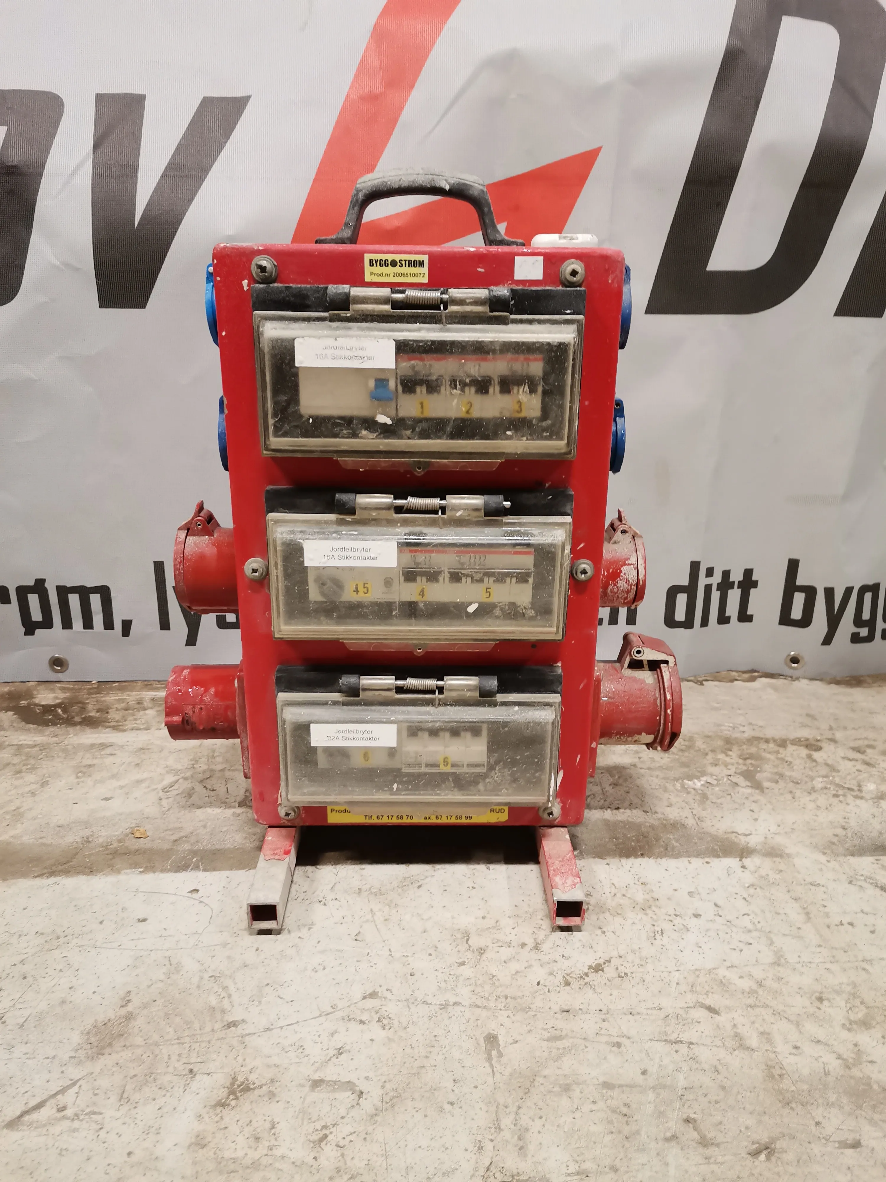 Trappsentral 63a 400v
