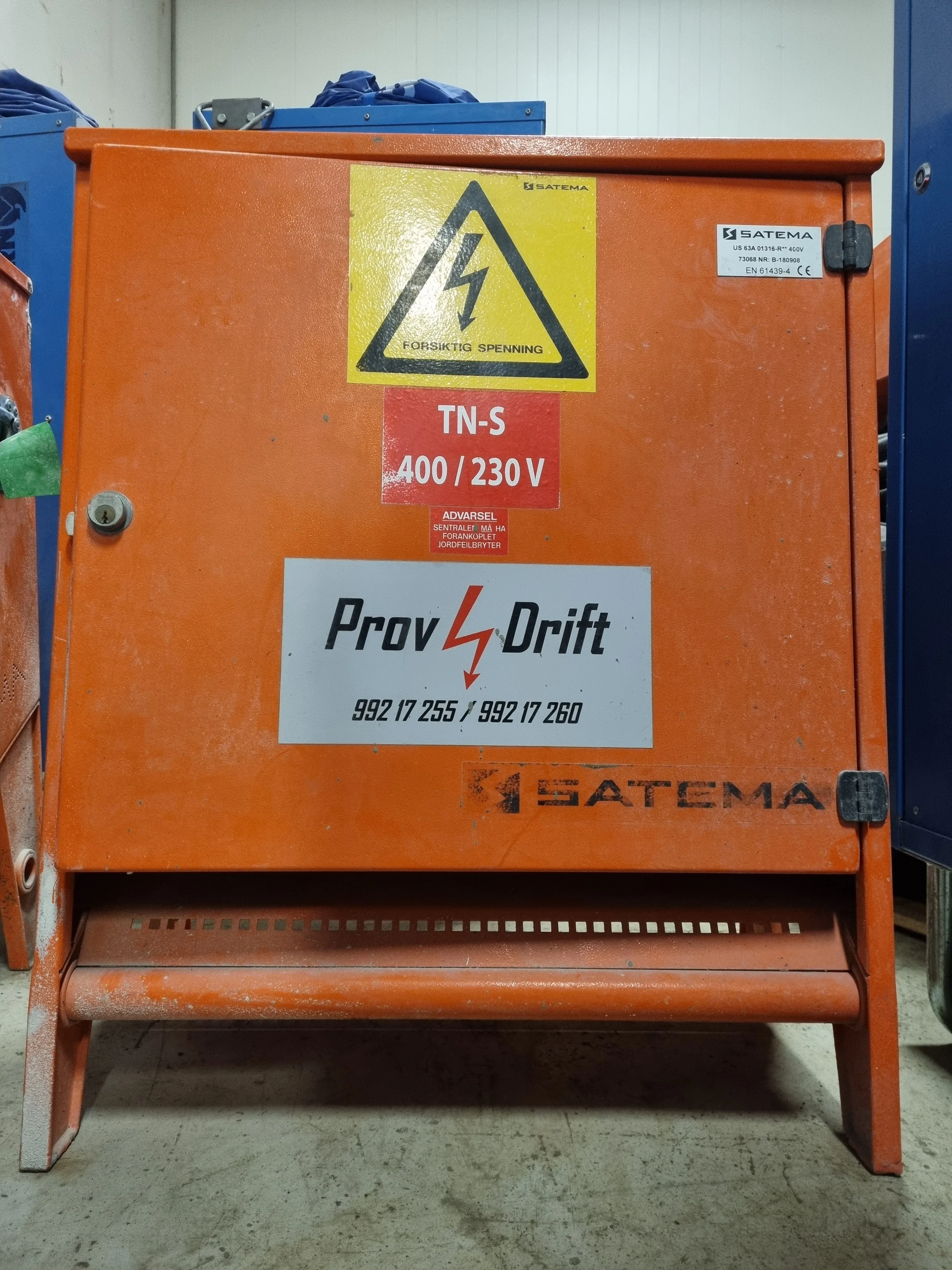 Undersentral 63A 400V
