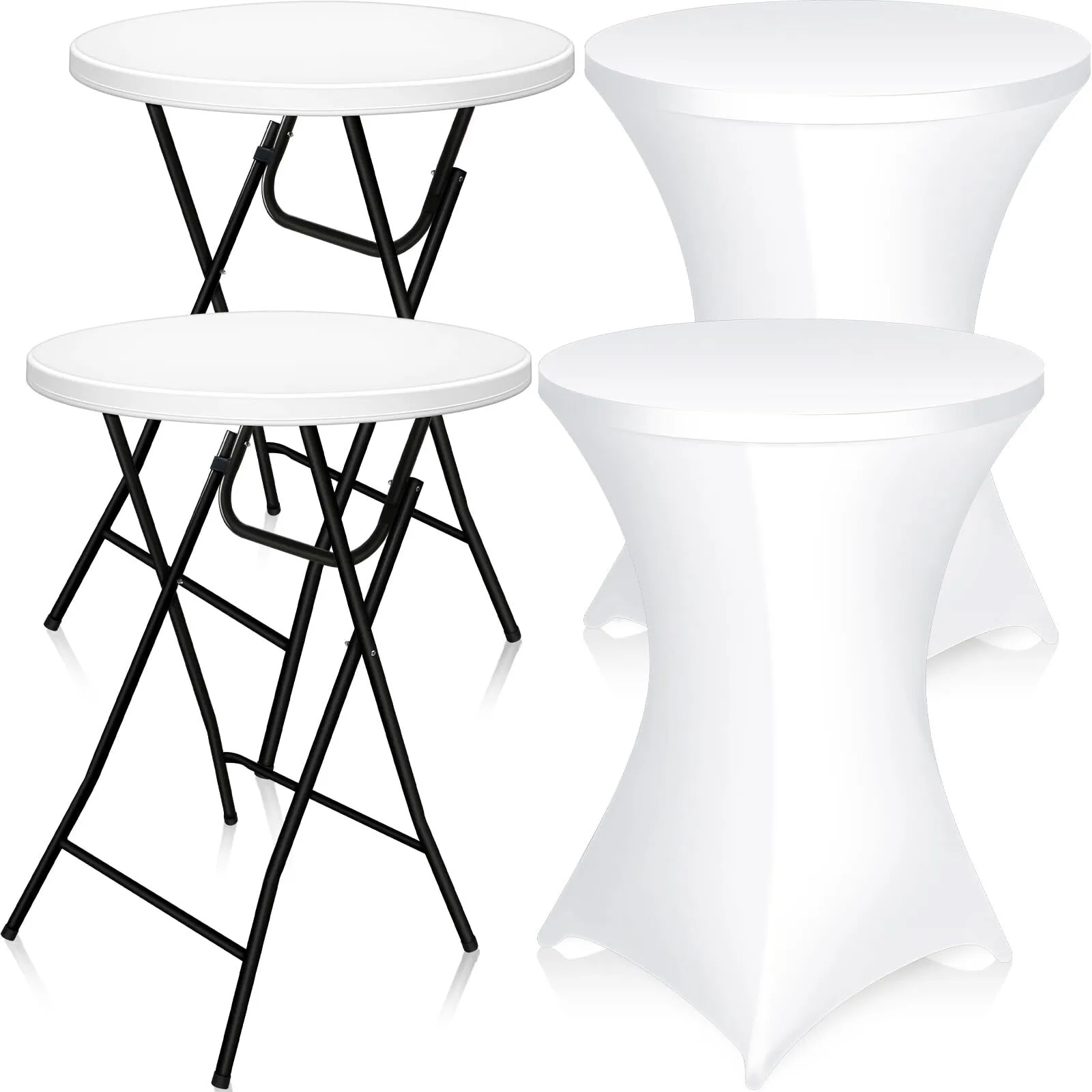 32" Folding Cocktail Table 