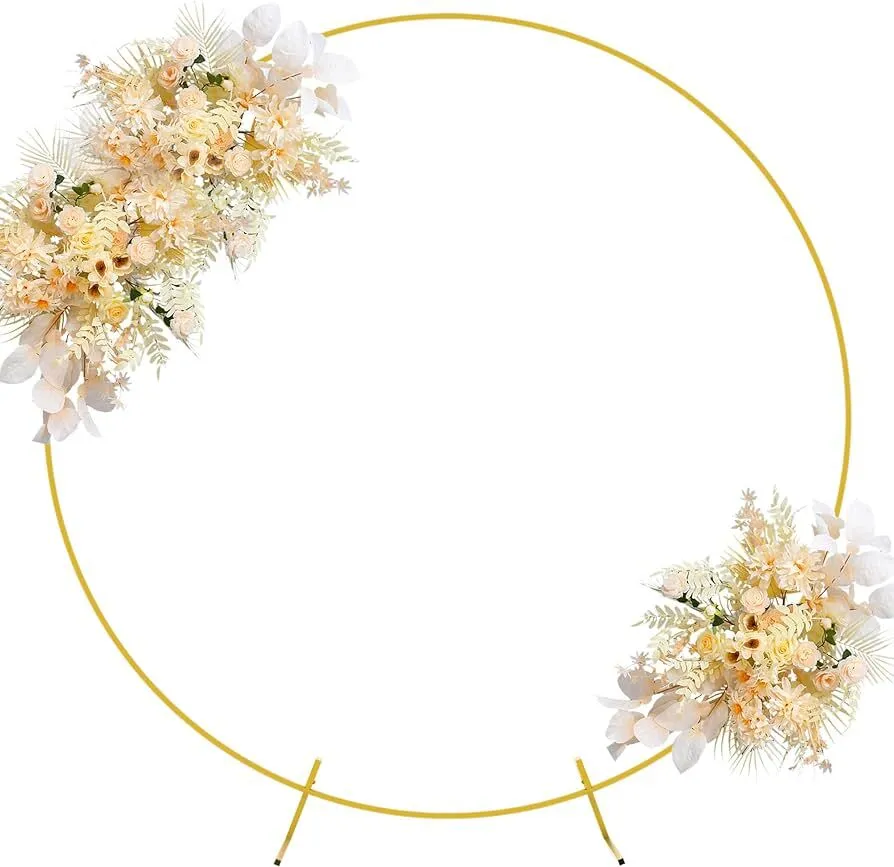 Gold Metal Round Arch