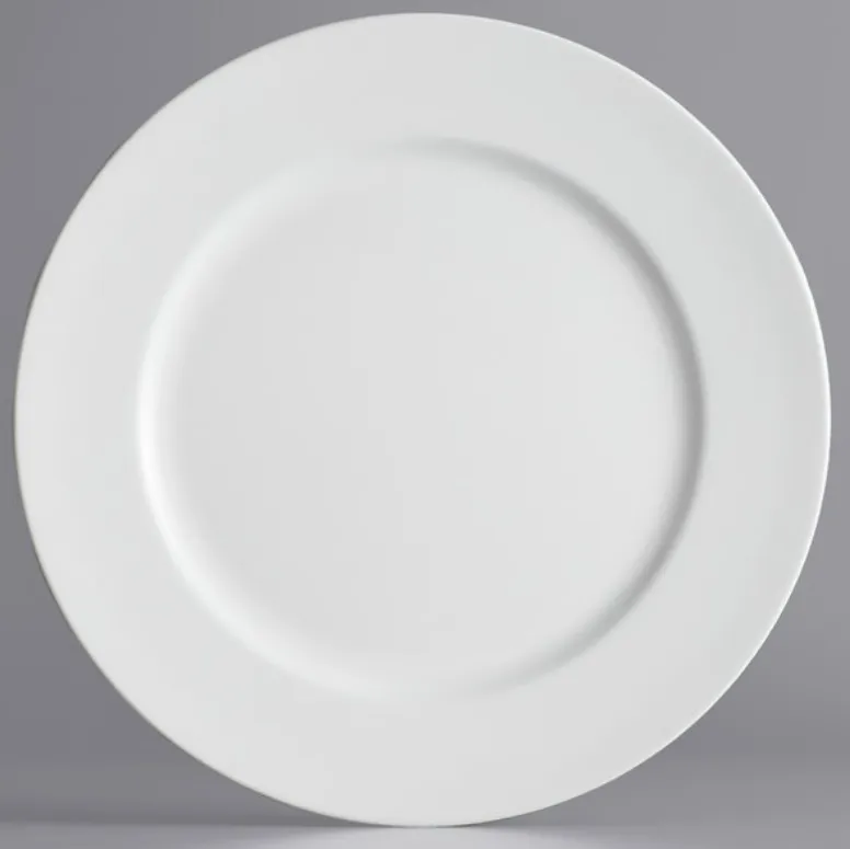 13" White Charger