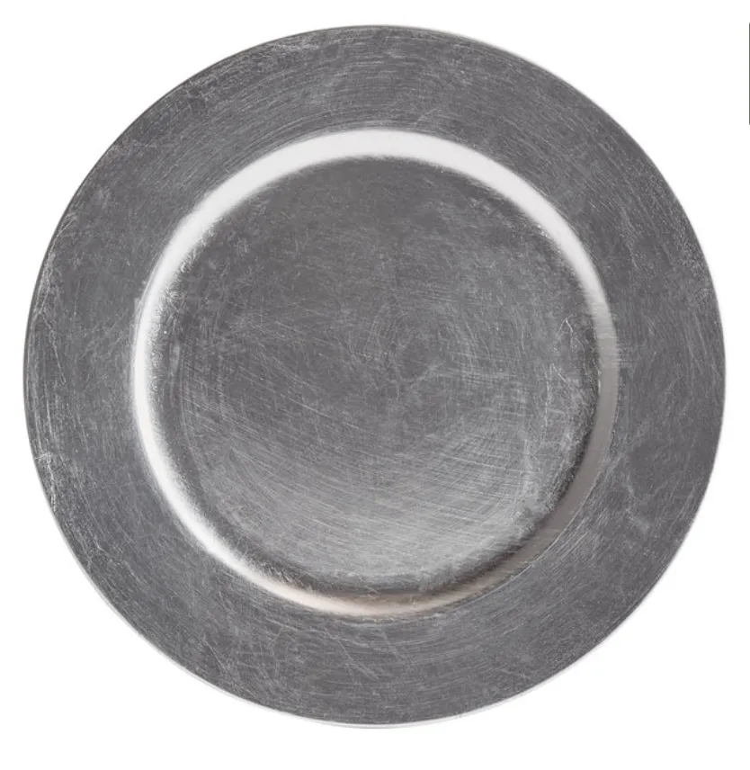 13" Silver Charger