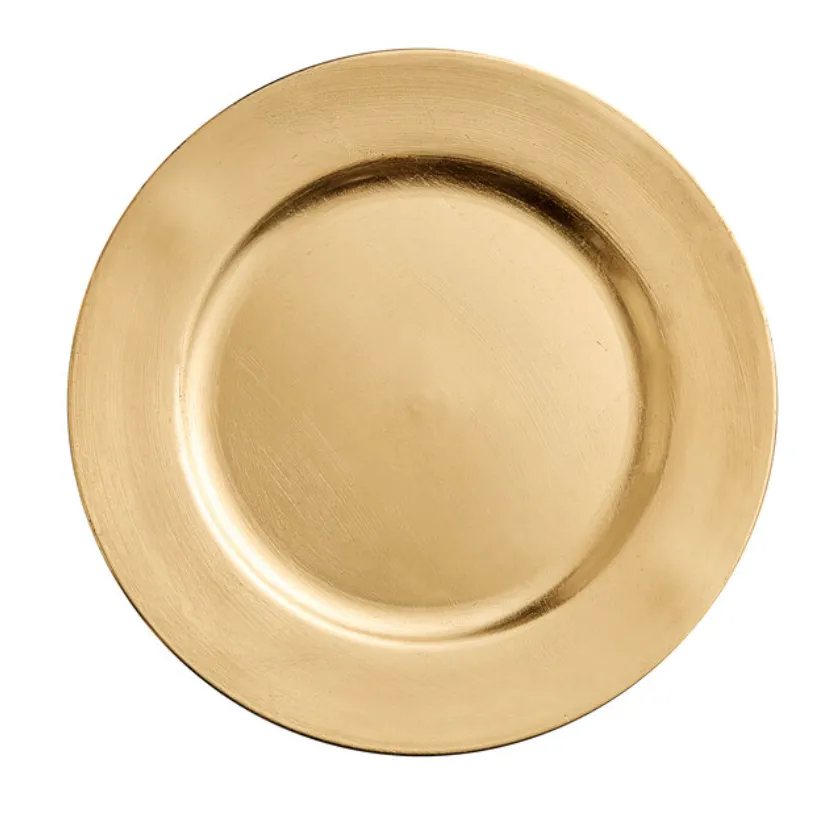 13" Gold Charger 