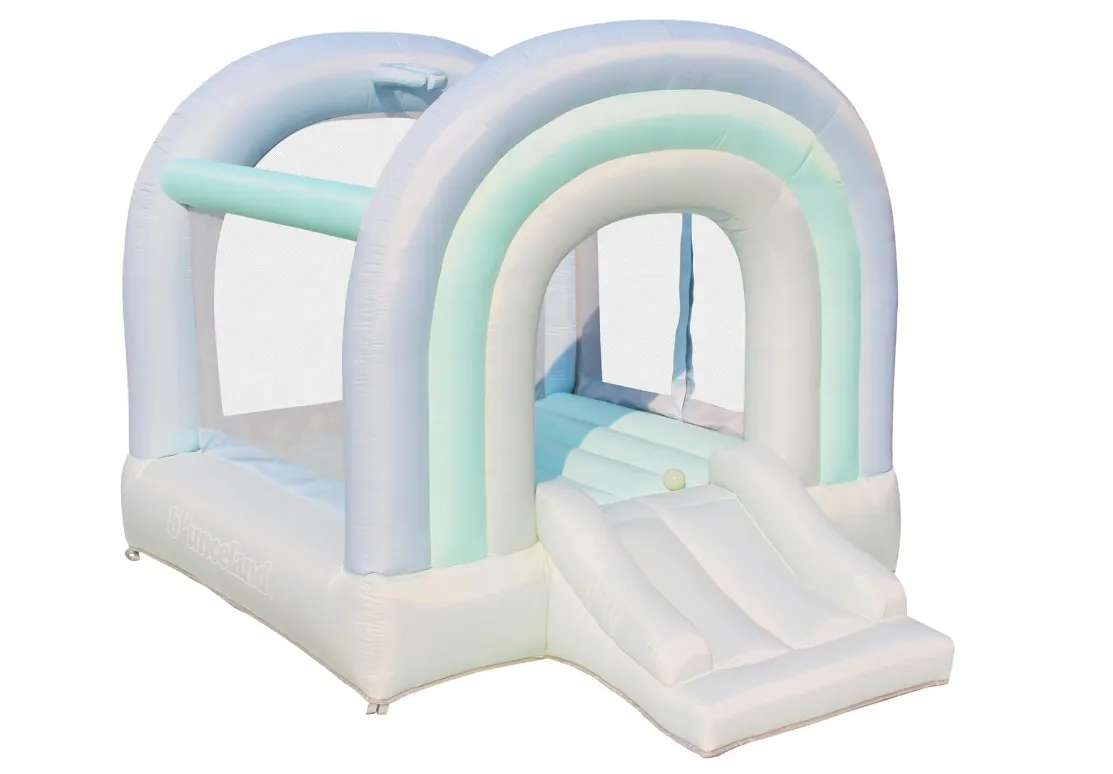 Blue Rainbow Toddler Bouncer