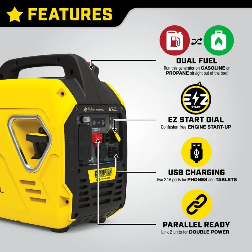 Champion Dual-Fuel Generator