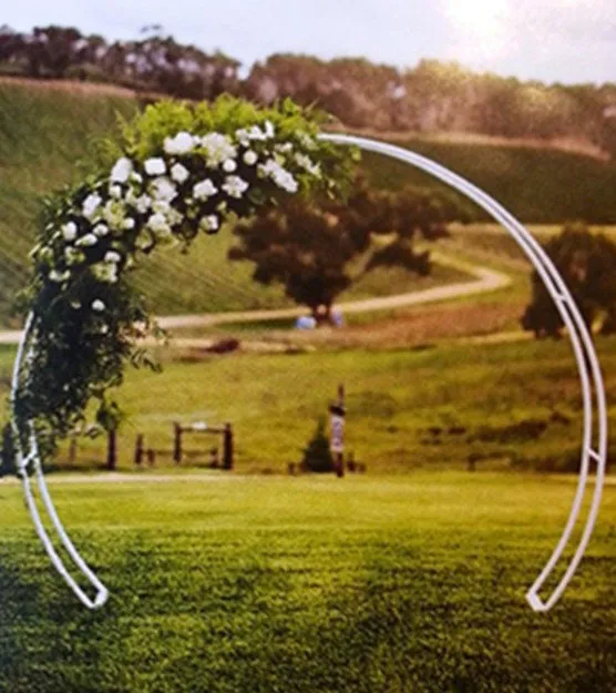 White Circle Arbor