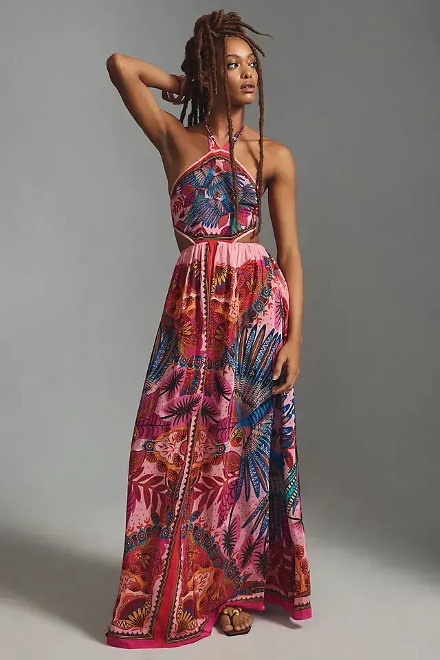 Farm Rio Macaw Scarf Dress