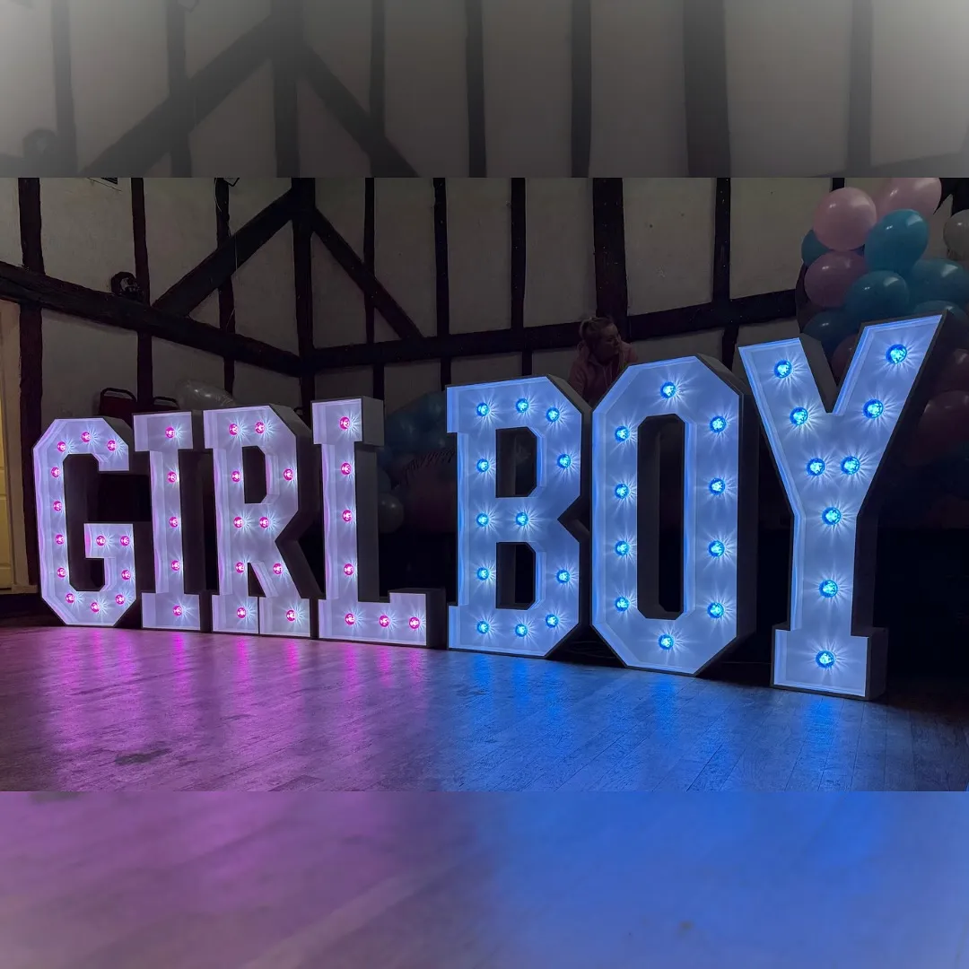 Girl & Boy Gender Reveal Lights