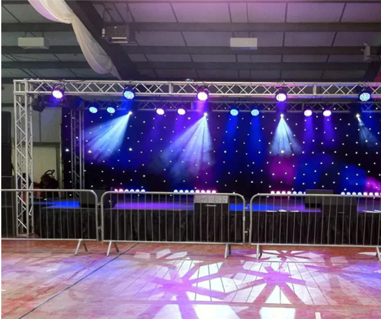 PRO Black starcloth with white LED 