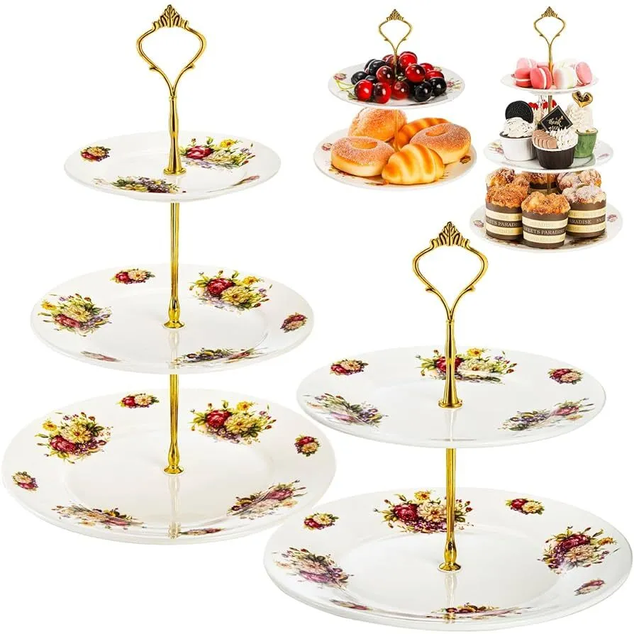 2 Tier Vintage Cake Stand