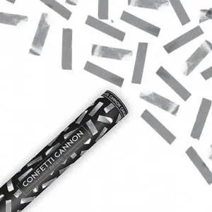 80cm Silver Handheld Confetti Canon