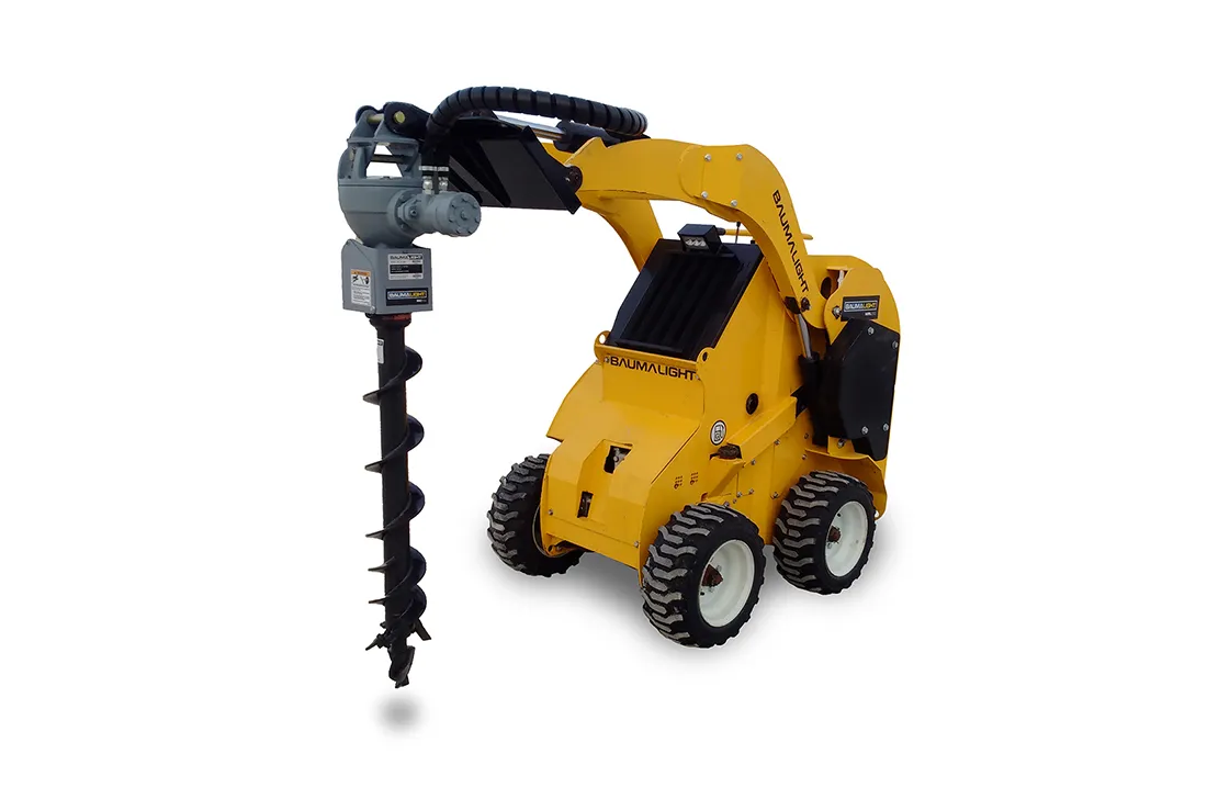 Skid Steer with Auger