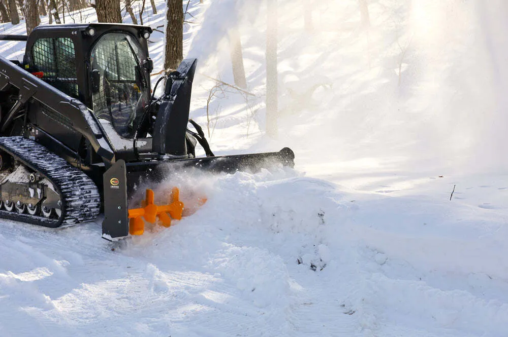 Skid Steer with Snow Blower