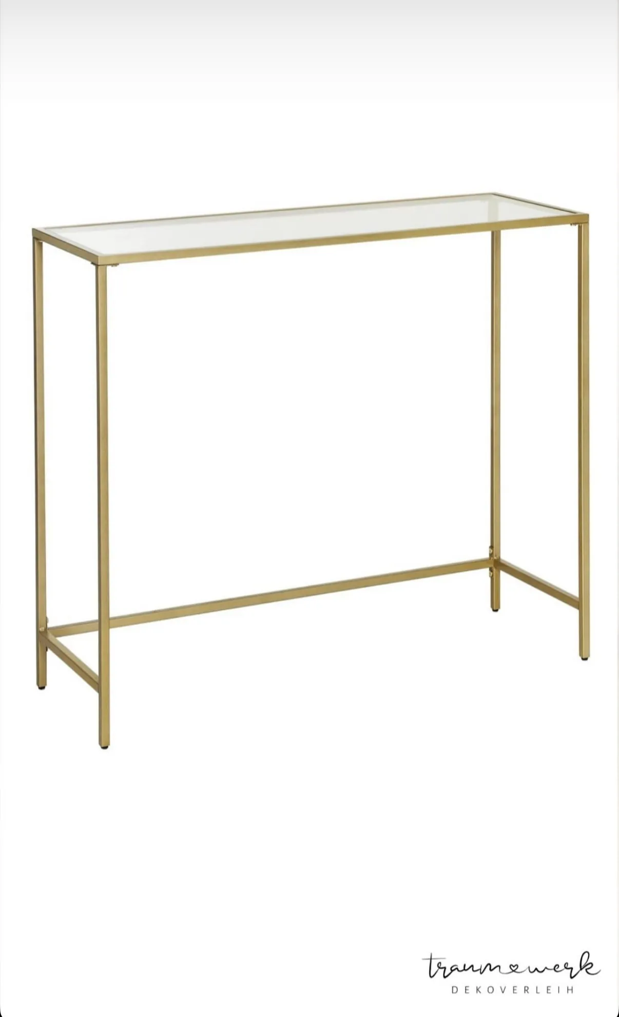 Konsolentisch Gold