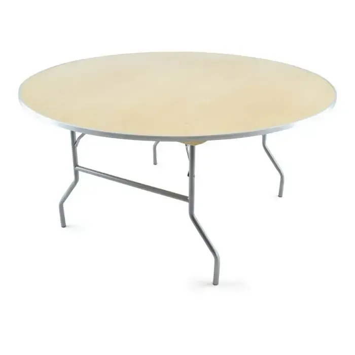 60" Heavy Duty Birchwood Folding Banquet Table 
