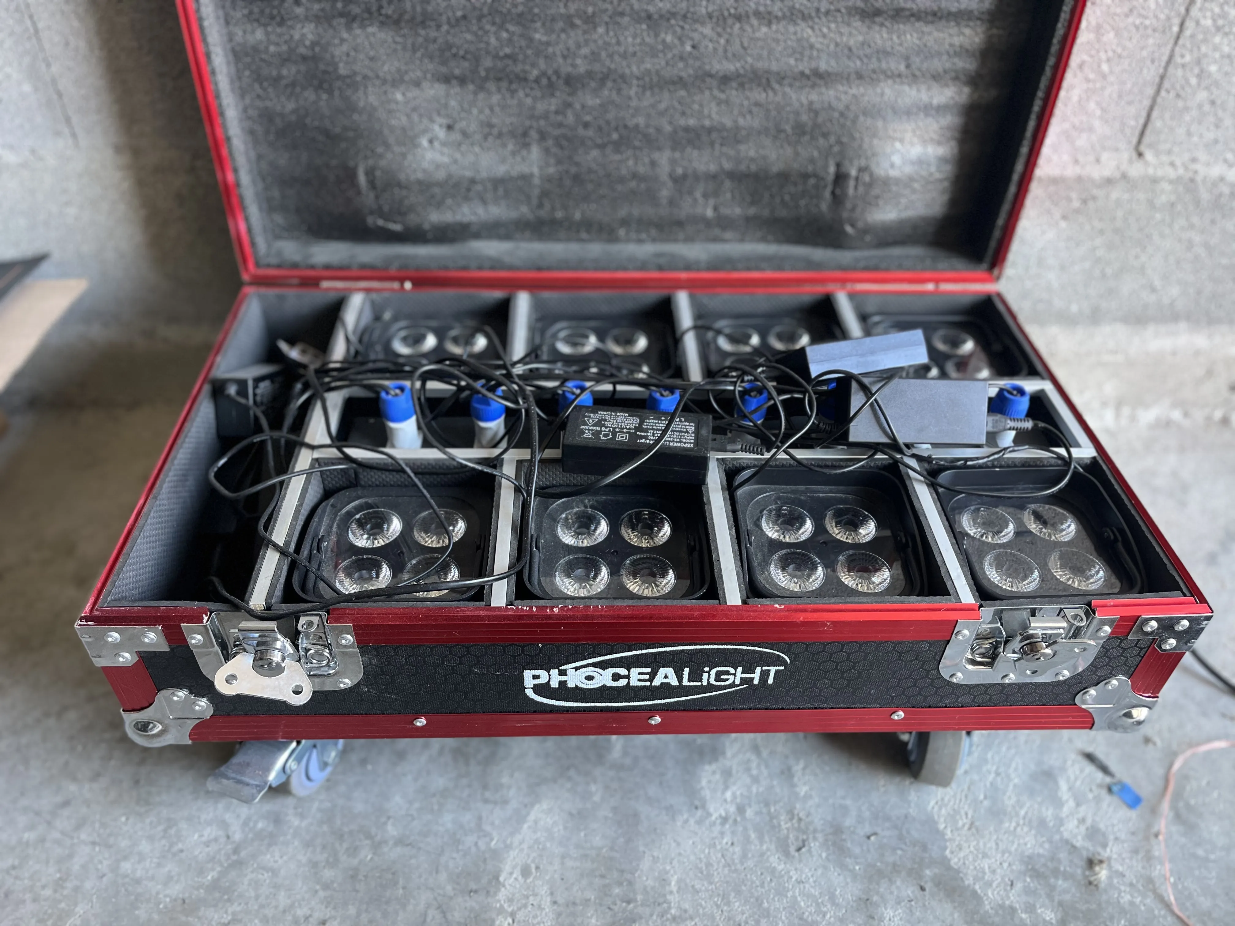 Pack 8 projecteur déco batterie