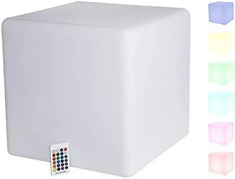 Cube lumineux led 40 cm