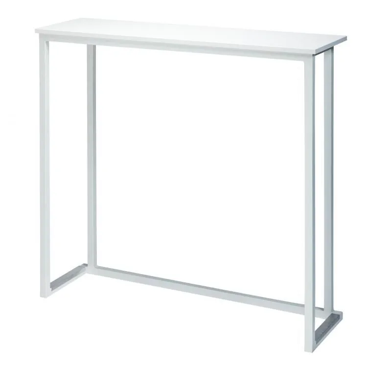 Table haute Kubo blanche