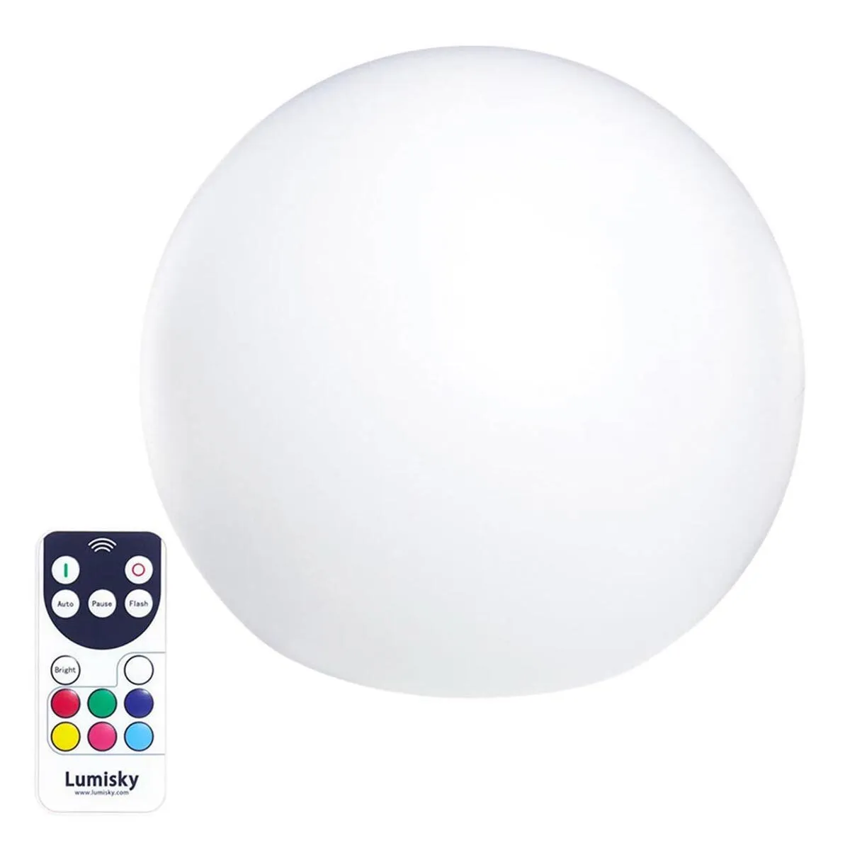 Pack 20 boules lumineuses 10 x 30 cm et 10 x 50 cm