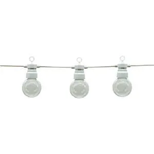Guirlande guinguette led blanc 10m