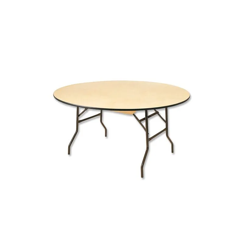 Table ronde bois 120 cm 6-8 personnes