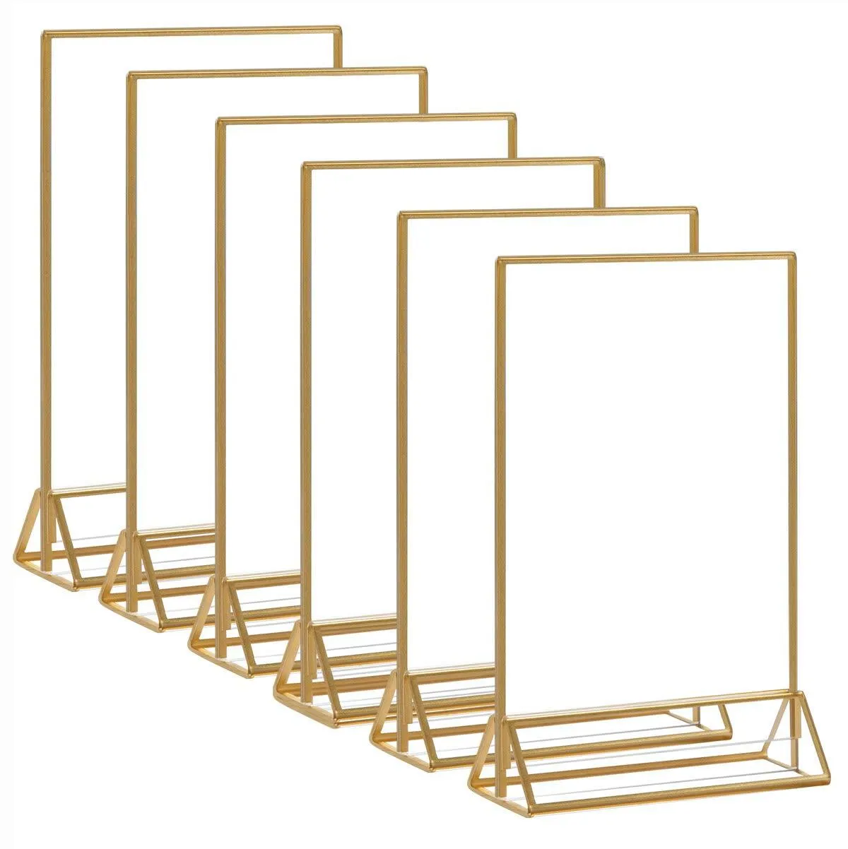 Small Gold Sign Holder