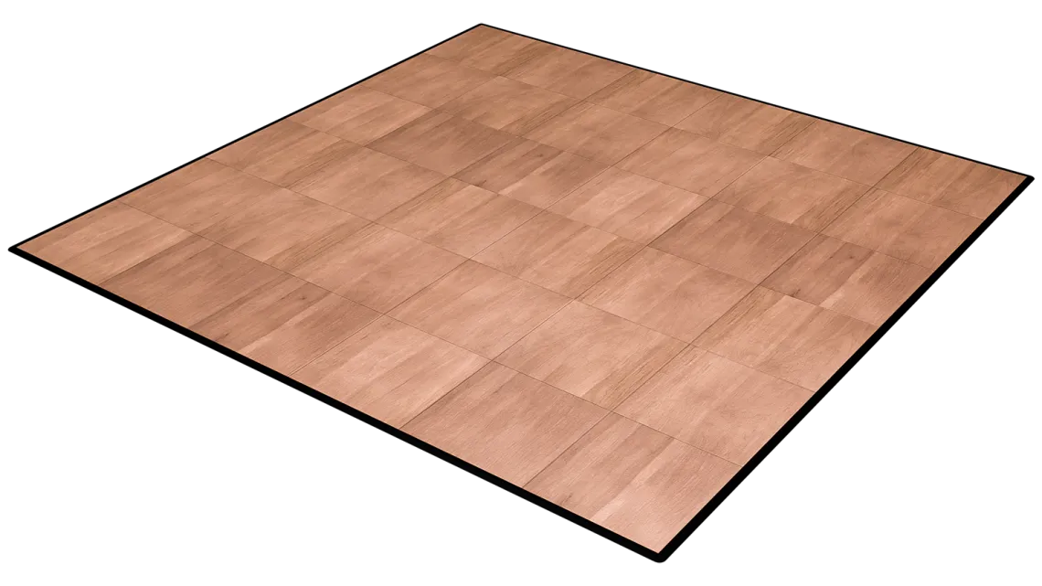 21x21 Dark Maple Dance Floor