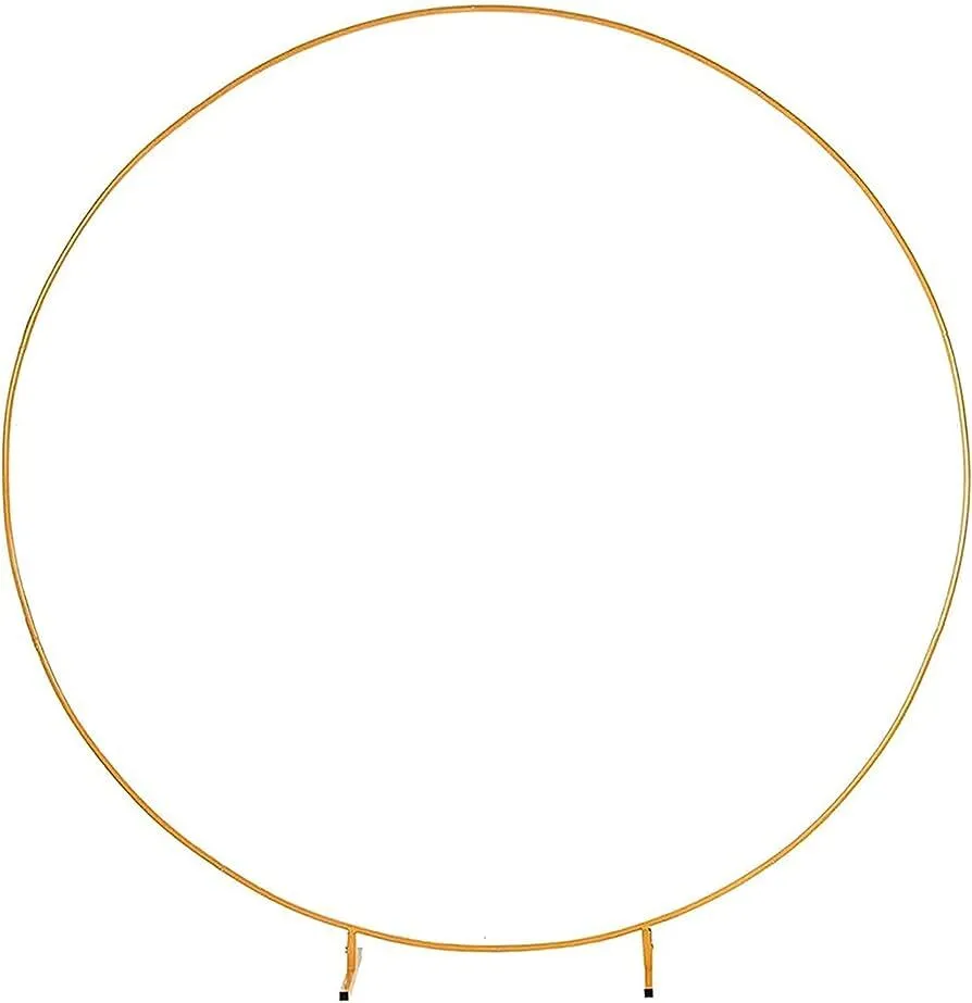 Round Hoop Backdrop - Gold