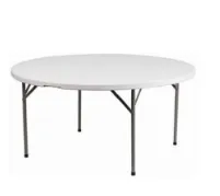 Round Resin plastic folding tables