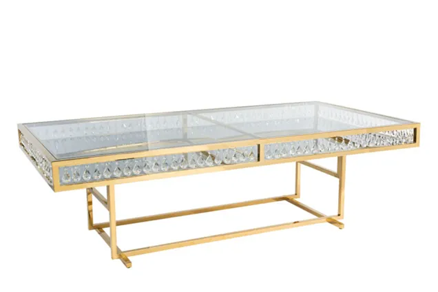 TABLE Monet Rectangular Table Gold
