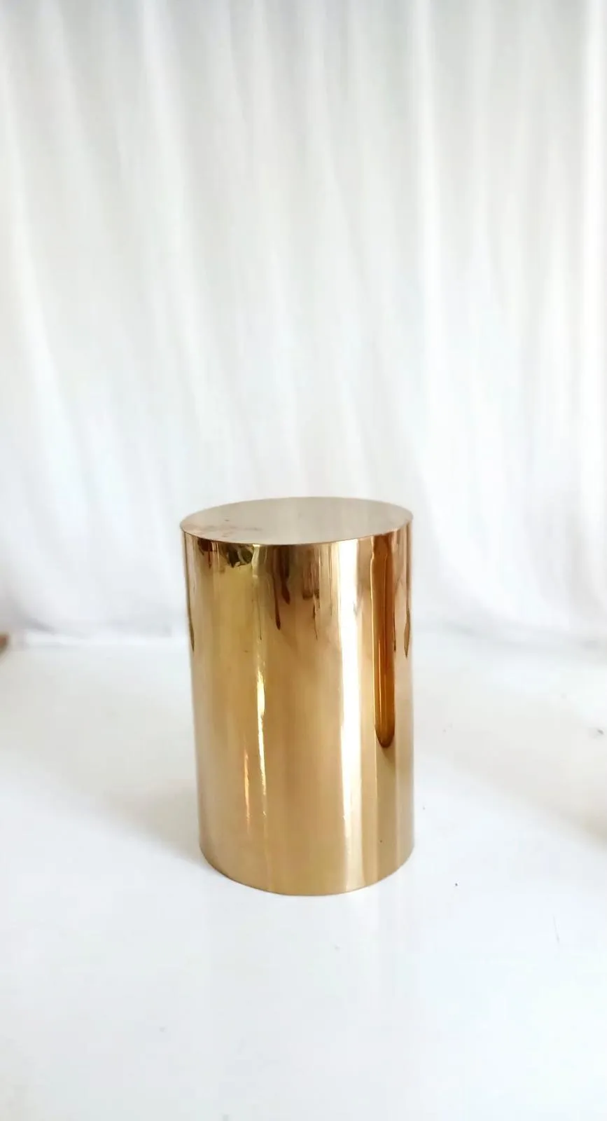 gold Mirrored Pedestal - Small