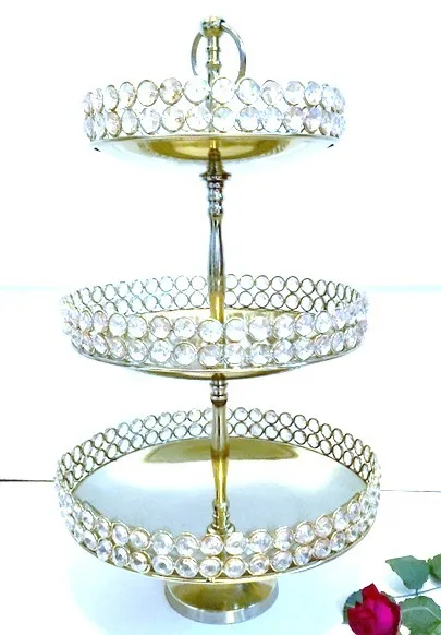 Cupcake Stand - Silver 3 Tier