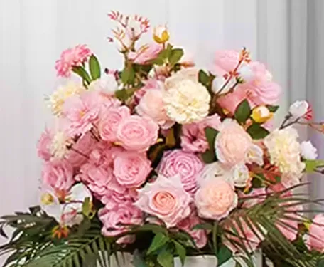 Pink Floral Centerpiece - Medium