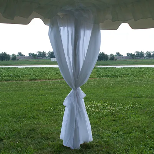 Tent Leg Drape with Sash 