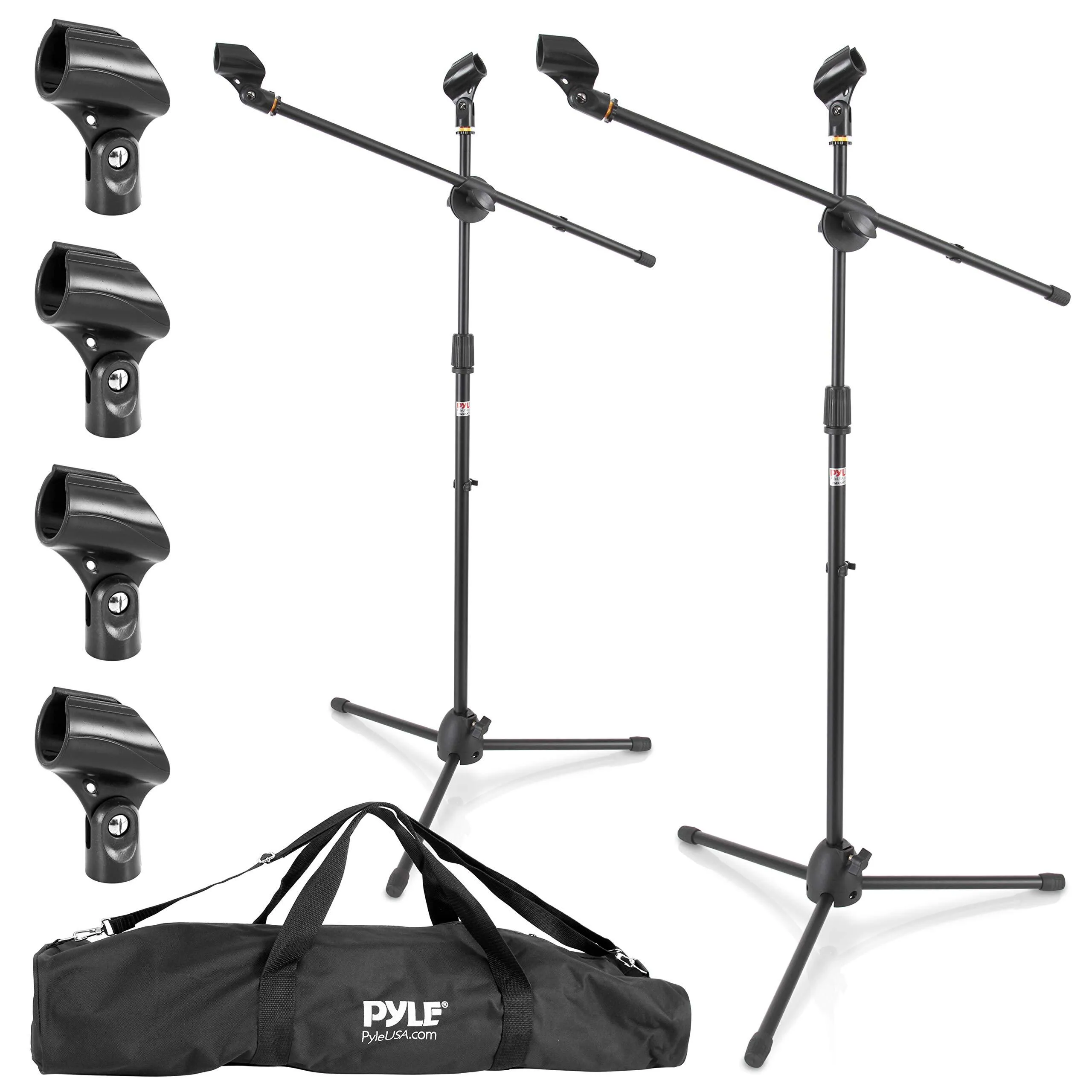 Tripod Microphone Stand - Pair of 2