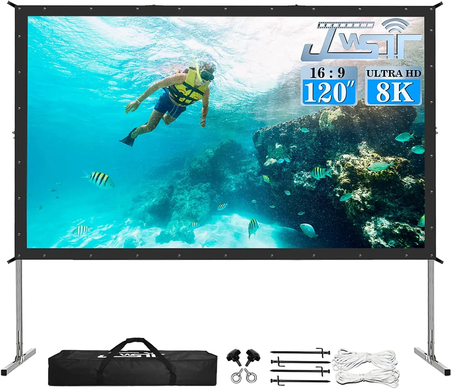 120in Movie Screen with Stand 