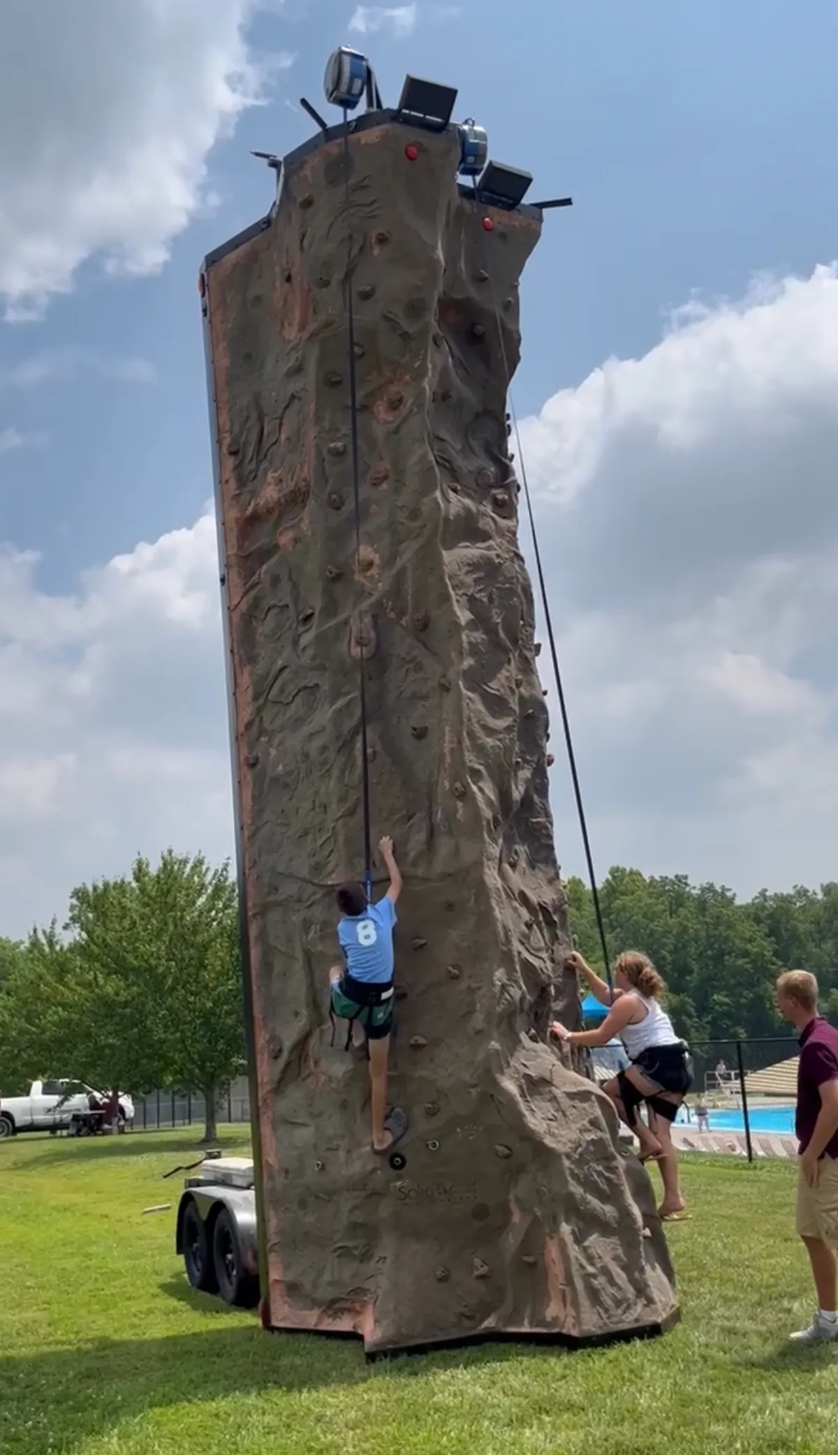 24' Mobile Rock Climbing Wall Rental | Thrilling Event Attraction