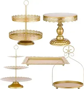 Gold Dessert Display Set 1 of 2