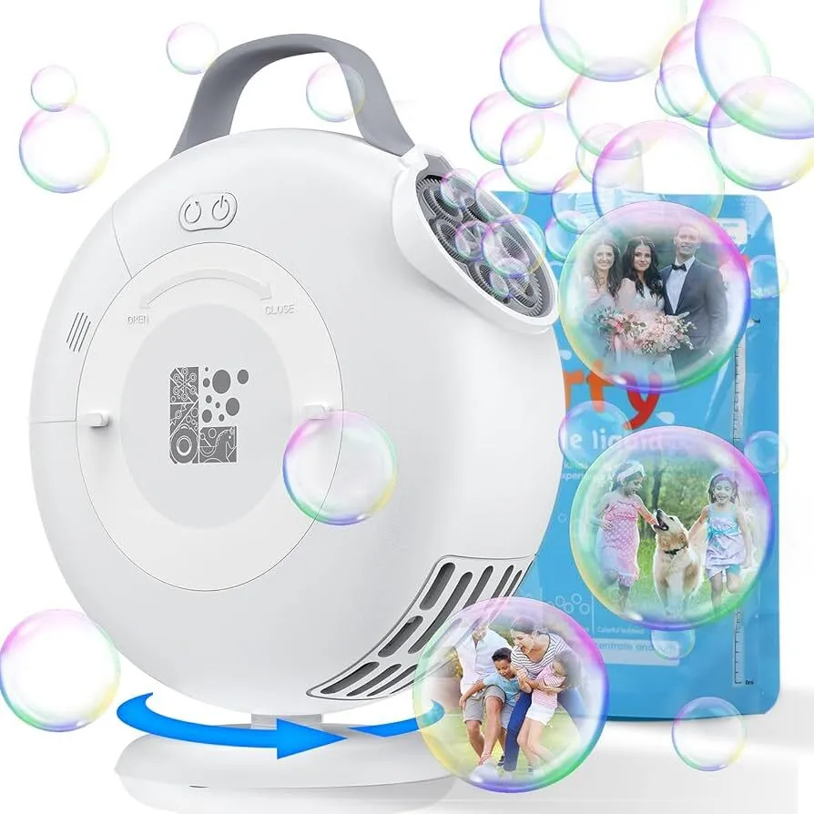 Bubble Machine with Solution