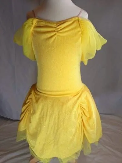 T24 - Yellow Sparkly Tutu Adult Sizes