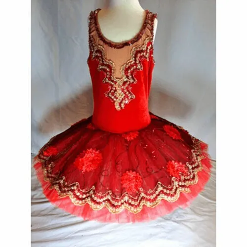T6 - Red Senior Tutu Child Sizes