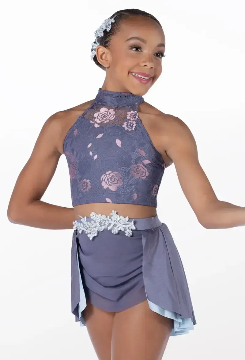 L2 - Slate Blue Lyrical 2 Piece Adult Sizes