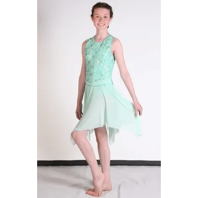 L11 - Mint Lyrical Dress Child Sizes