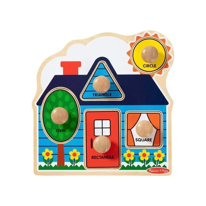 Puzzle Knob First House Shapes