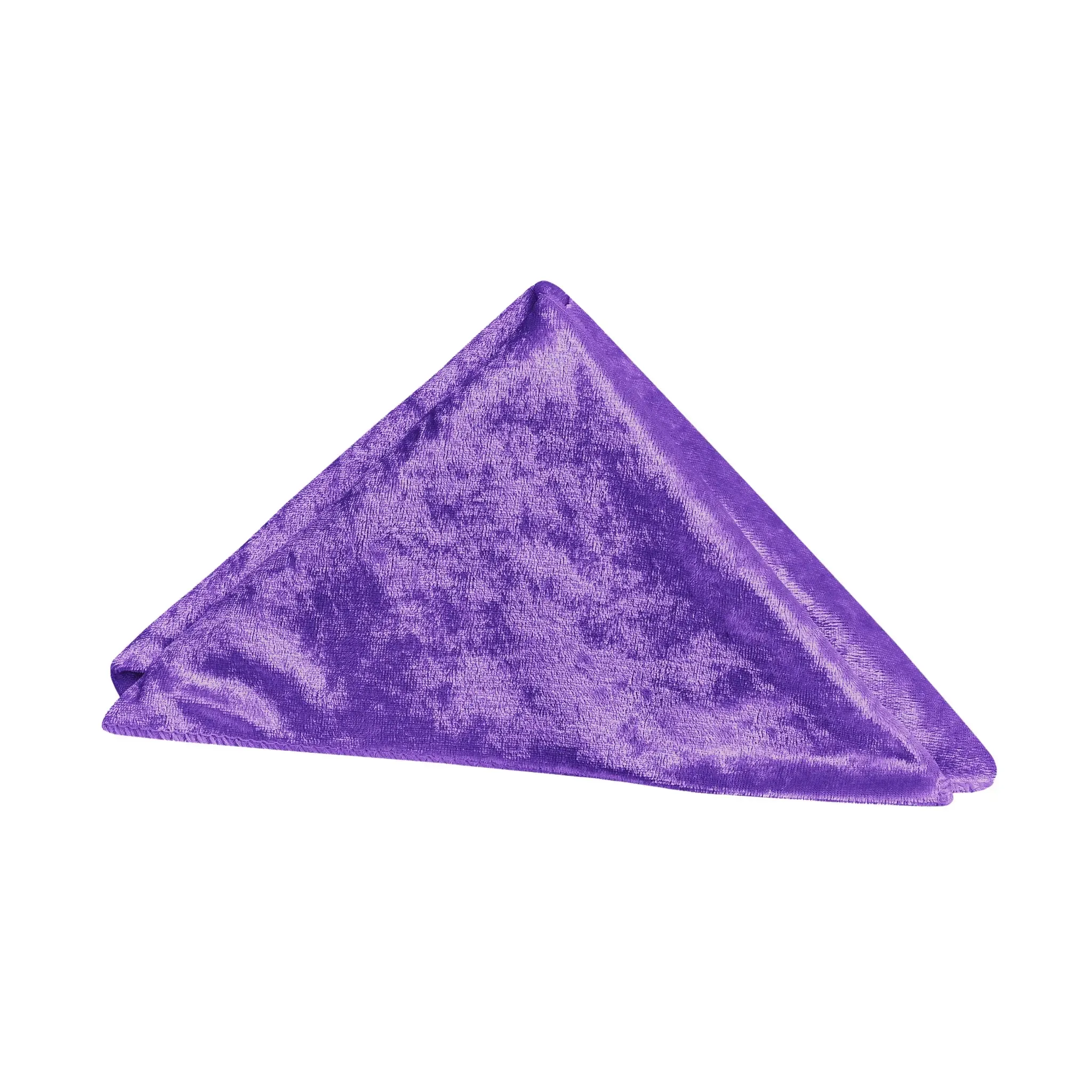 The Nala: Velvet 20" X 20" Napkin Purple