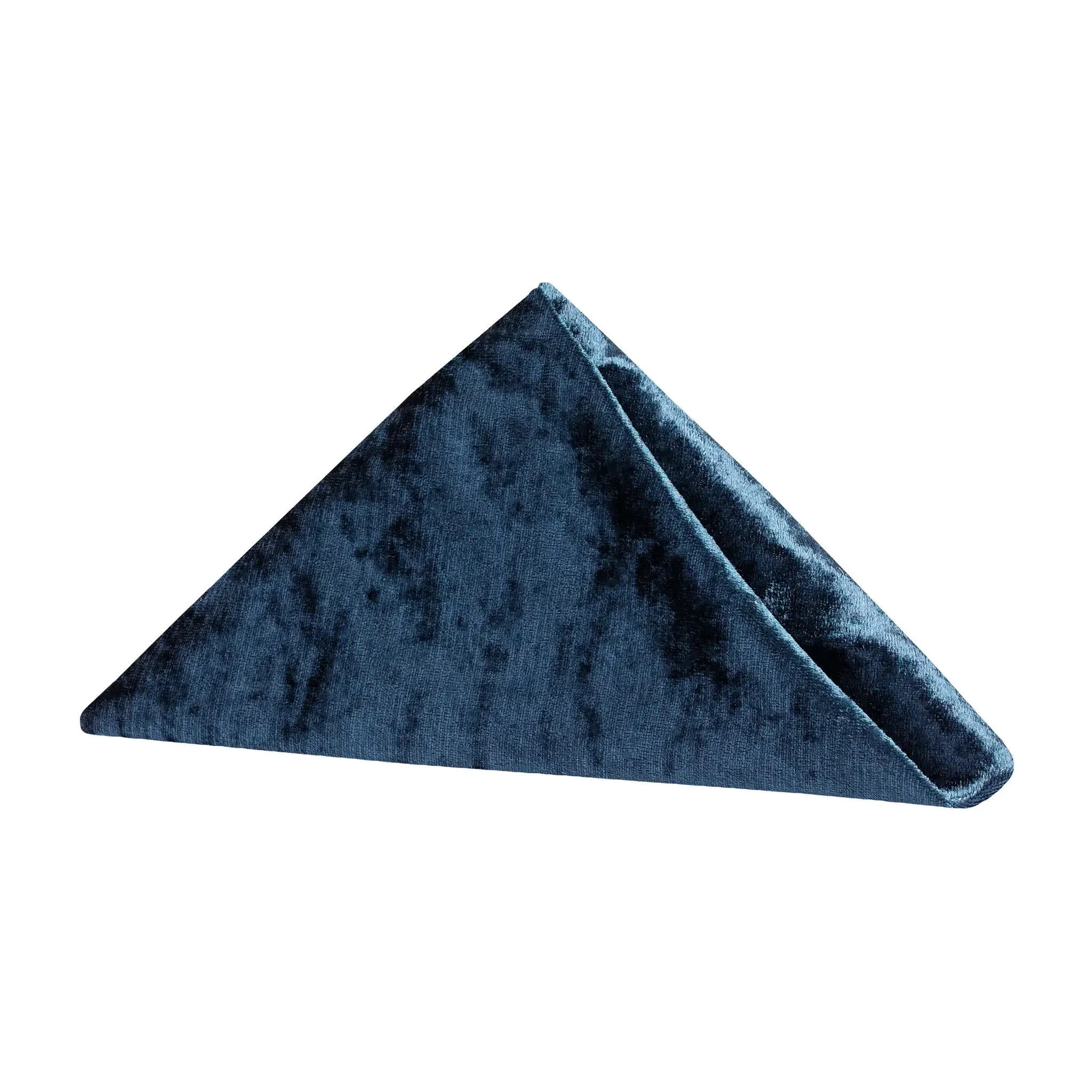 The Nala: Velvet 20" X 20" Napkin Navy Bleu