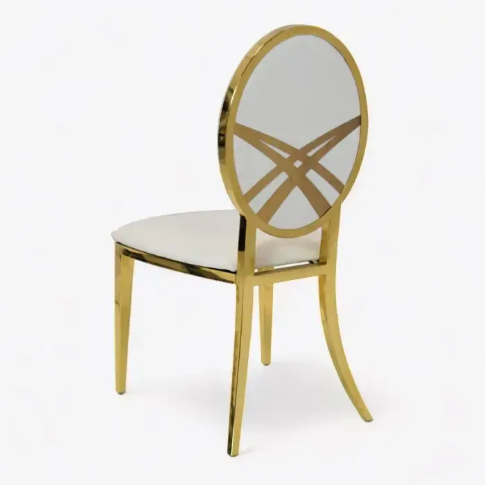 The Chyrill: Geometric Back with White cushion