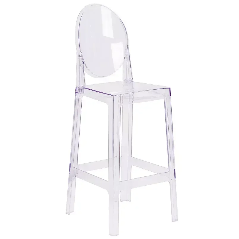 The Lilly: Clear acrylic barstool