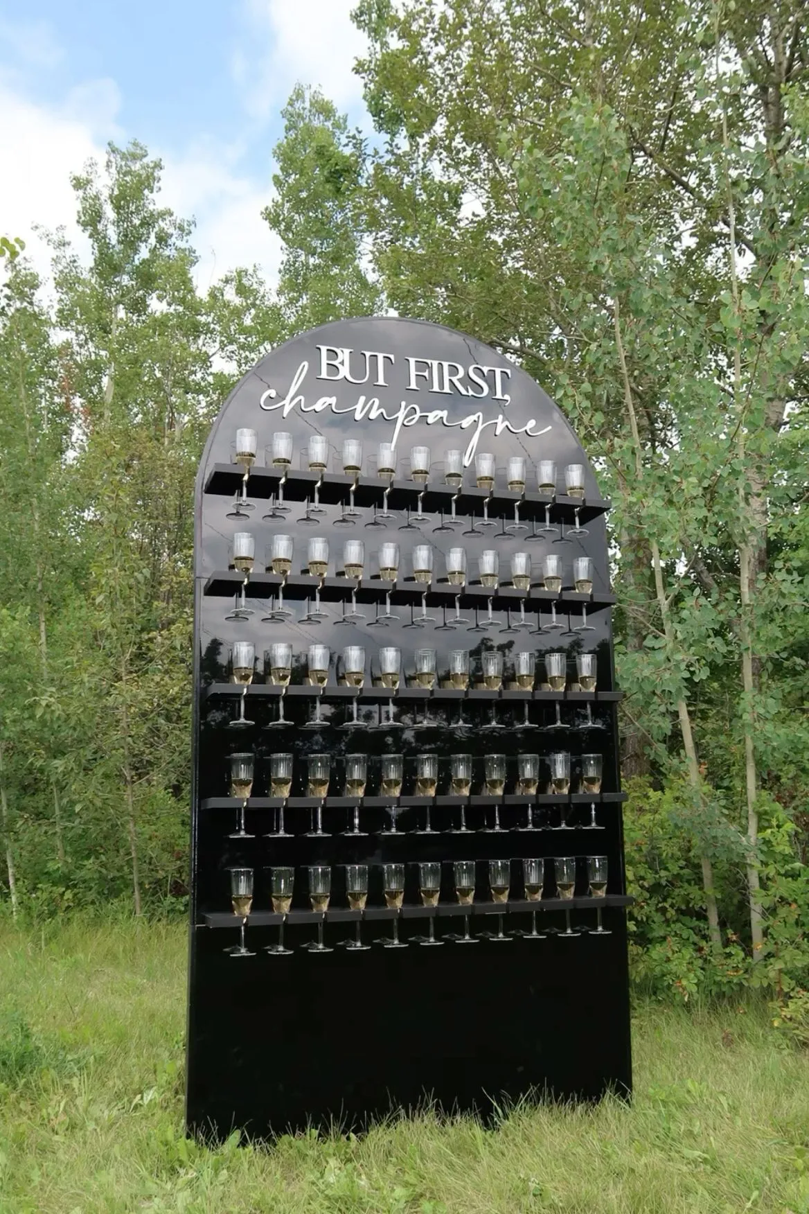 Champagne wall